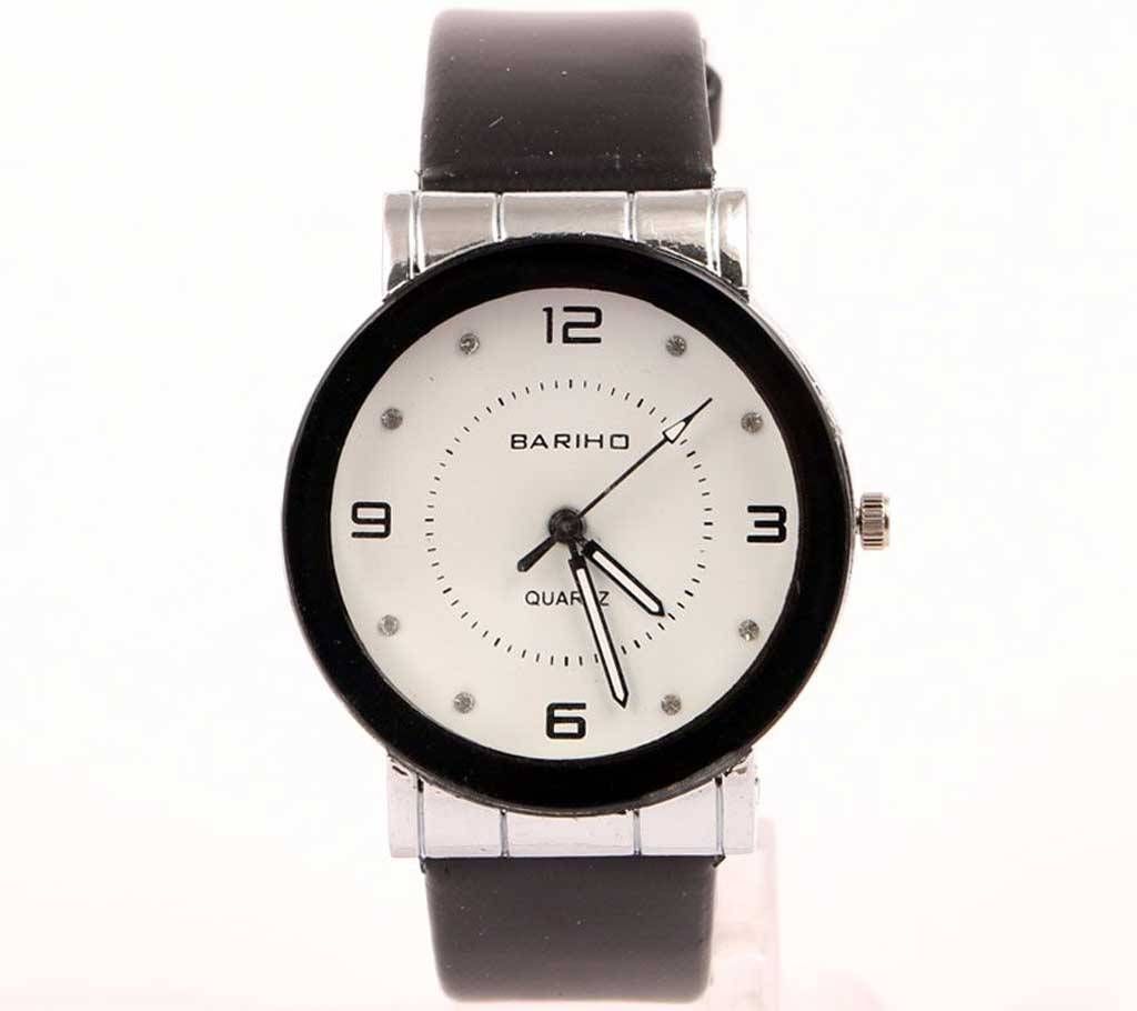 Quartz Gents Leather Starp Watch For Men