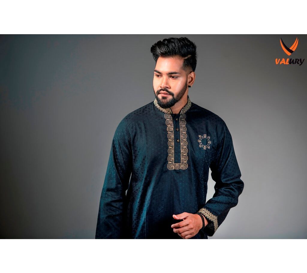 Black Embroidery Panjabi