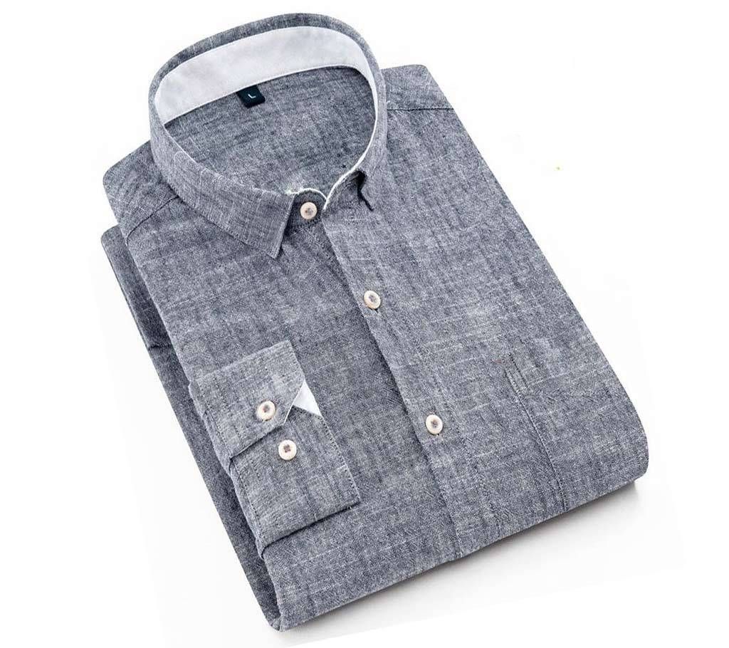 SK Ash Gents Full Sleeve Casual Cotton Shirt 
