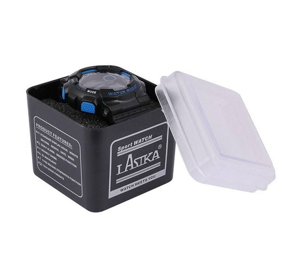 Lasika K-Sports Series Digital Watch Water Resistant Calendar LED Sports Watches With Box