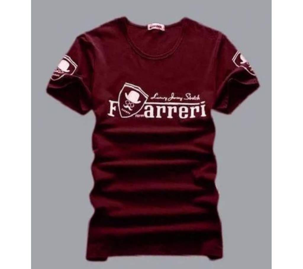 Menz Vintage Collection T-Shirt- Maroon 