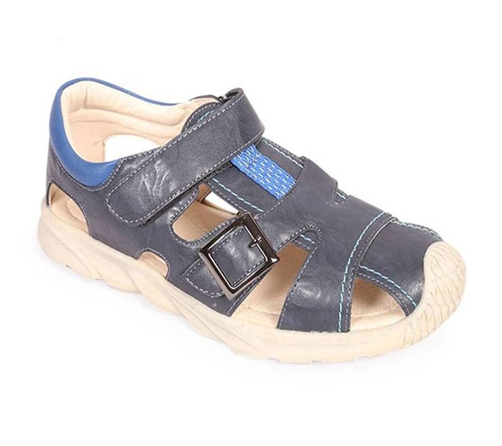 Twinkler Blue Smooth Leather Boy's Sandal Shoe