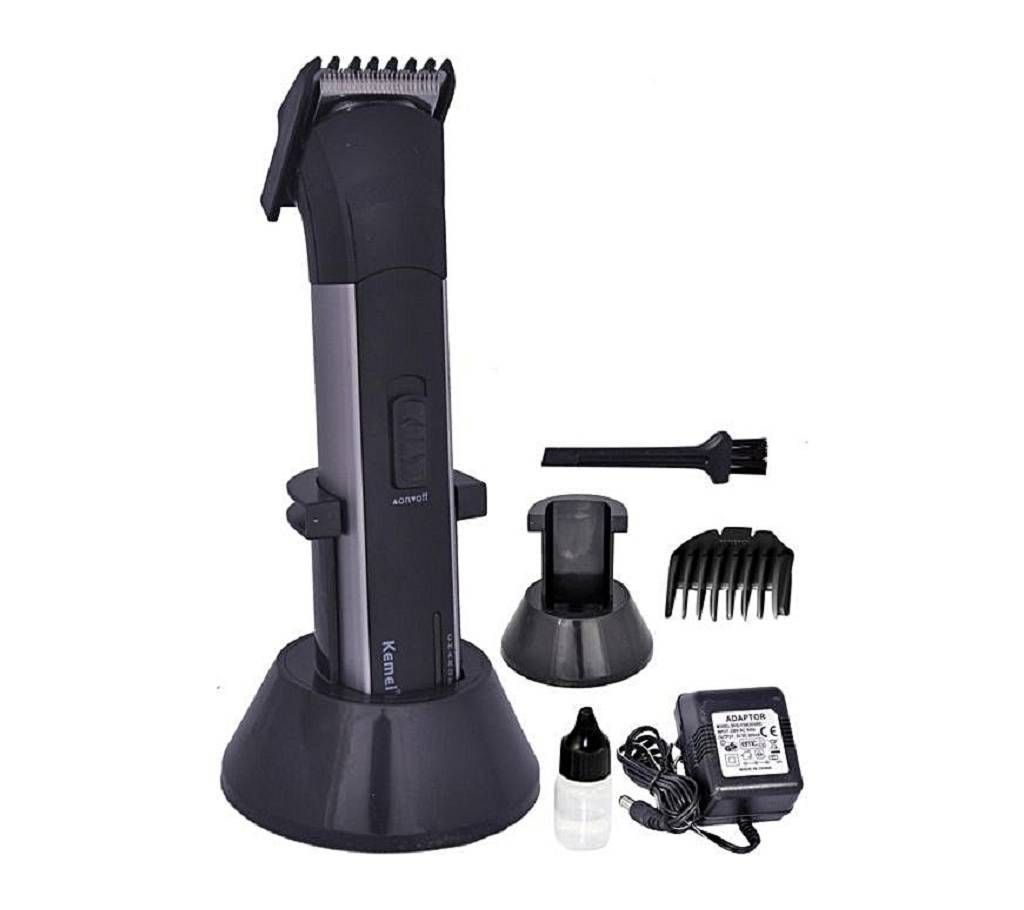 Kemei KM-2599 Rechargeable Trimmer - Black