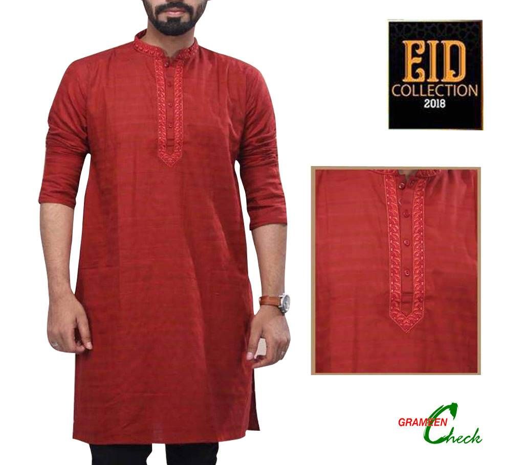 Mens Endi Cotton Slim Fit Panjabi– CP36