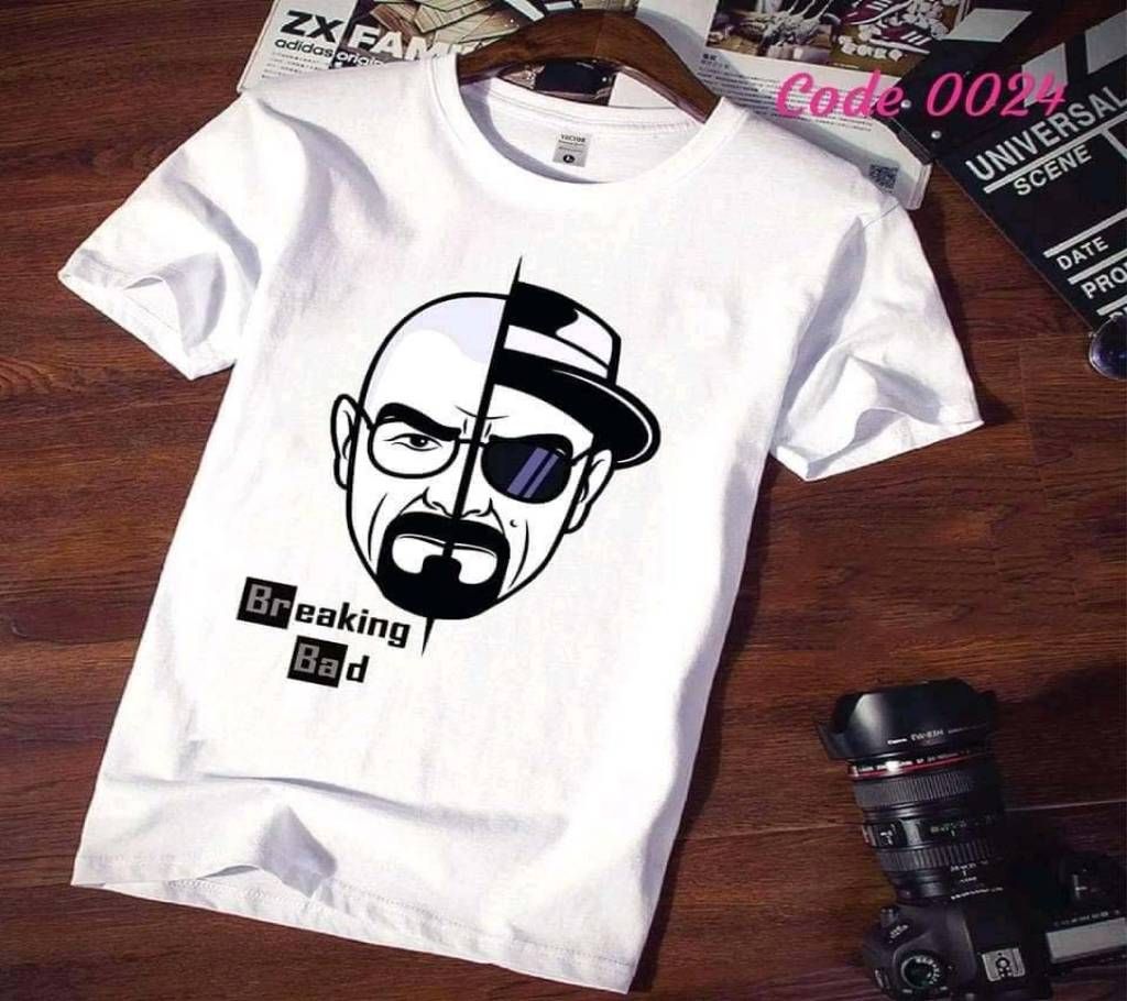 Breaking Bad printed cotton t shirt for men 