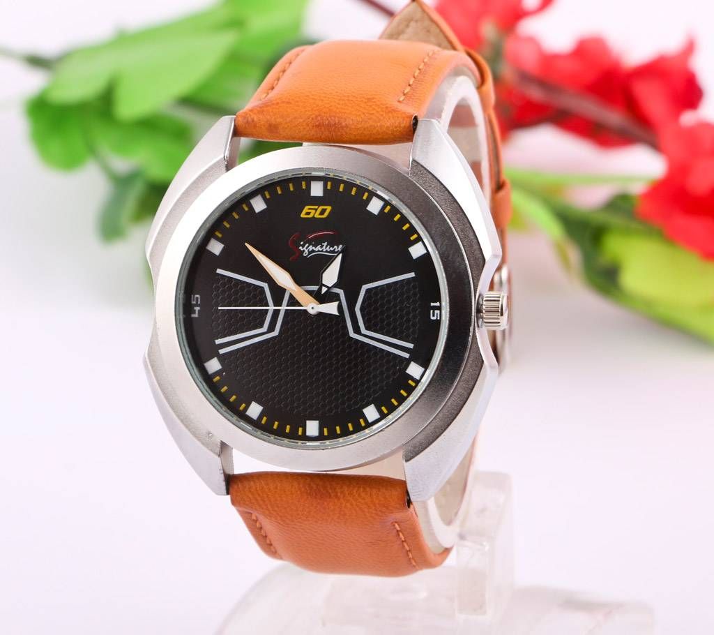 Signature Men's Casual Wrist watch