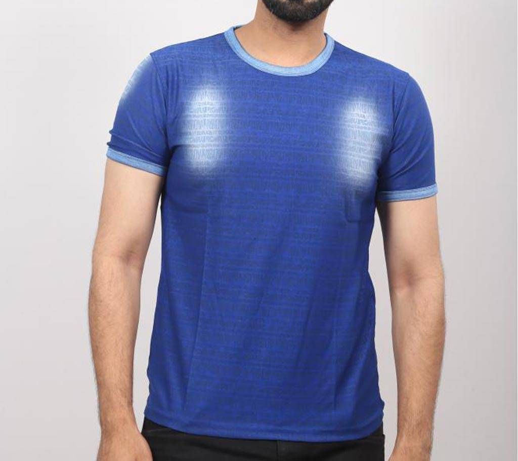 Menz Short Sleeve cotton t-shirt - Royal Blue