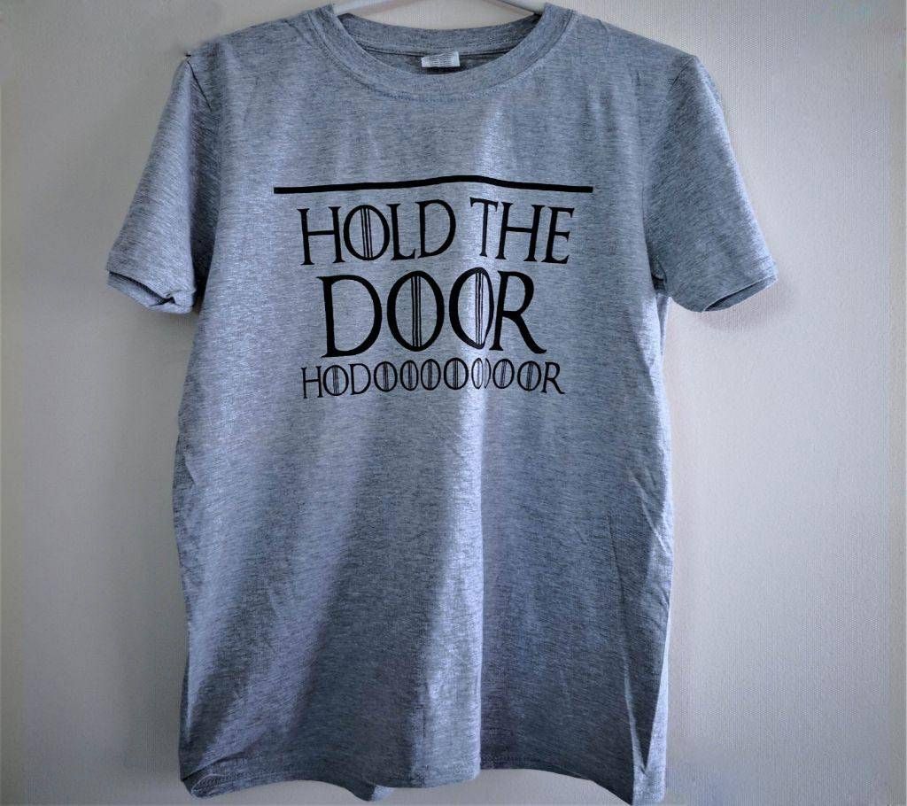 Game of Thrones Hold The Door Menz Half Sleeve T Shirt 