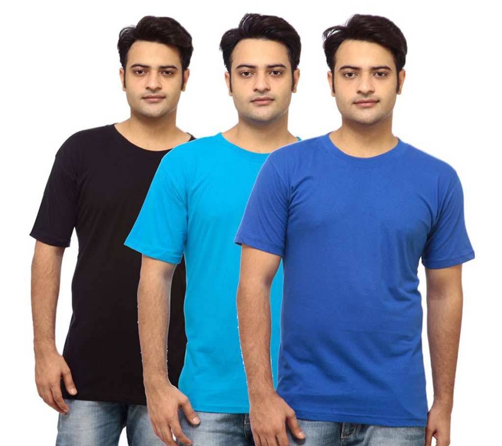 3 Combo Mens Full Sleeve Cotton Shirt