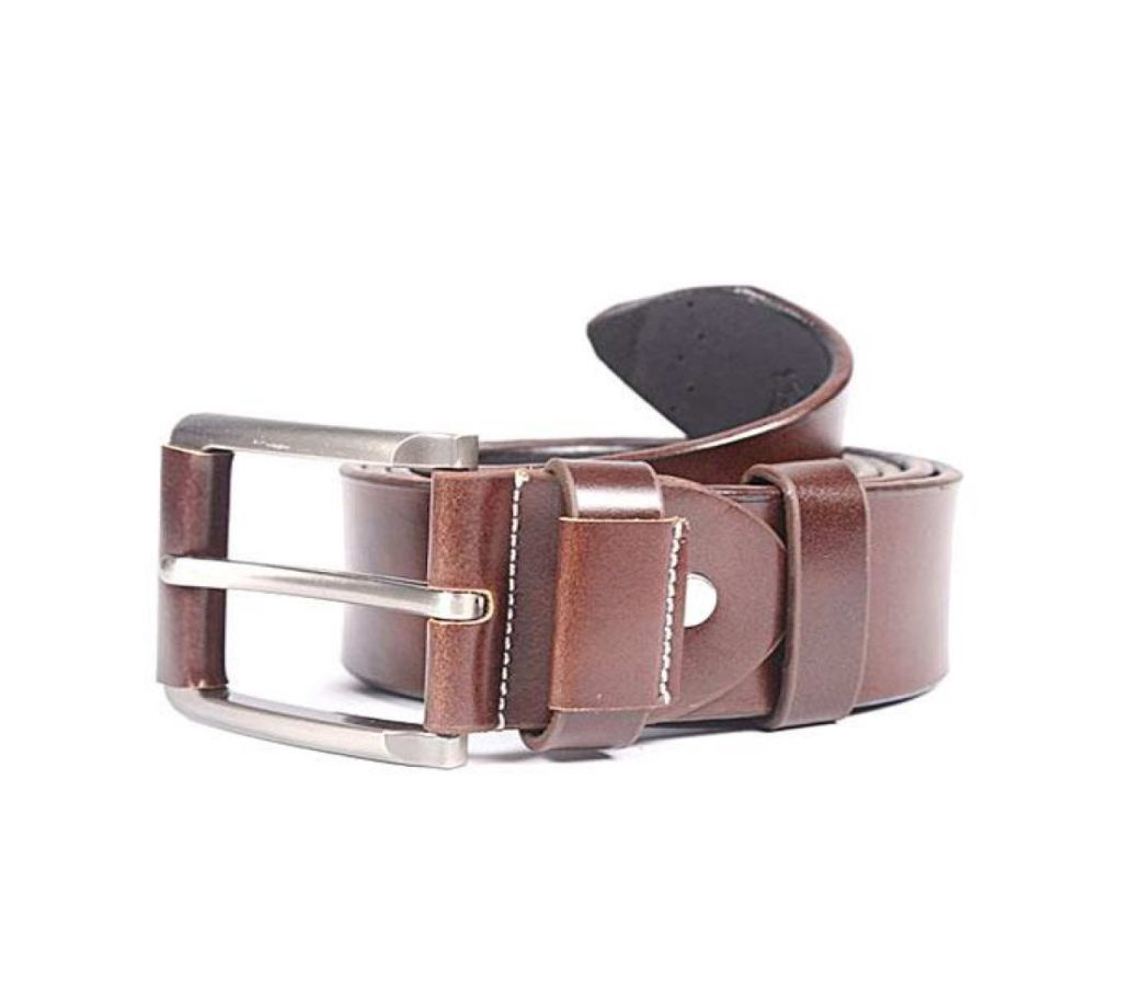 Brown Leather Belt for Men-CSB-149