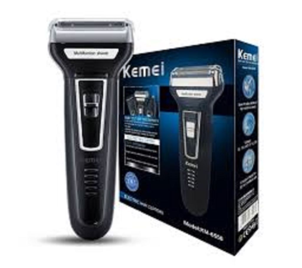 Kemei KM-6558 3 in 1 Electric Shaver Nose Hair Trimmer Double-blades Beard Trimmer Shaving Machine Men Razor Device