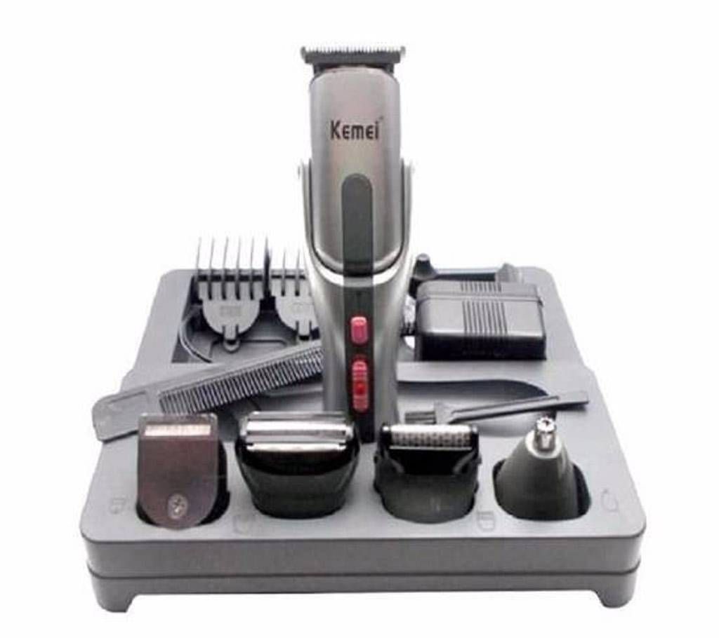 Kemei KM-680A (8 in 1) Grooming Kit – Silver