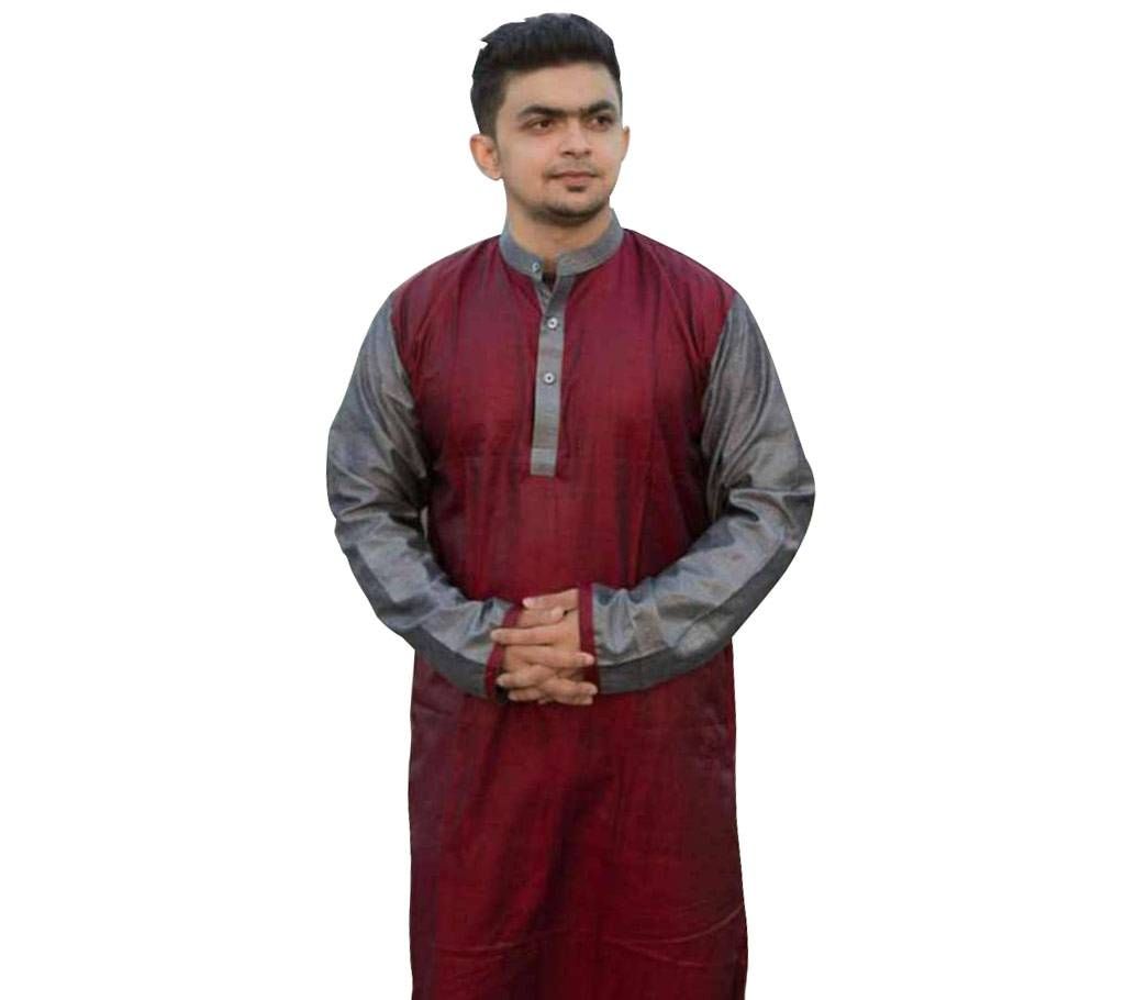 Gents semi long silk panjabi