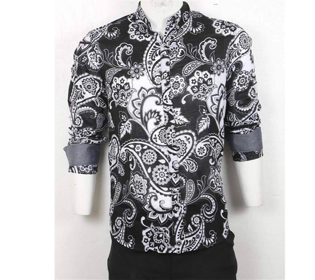 pure cotton printed shirt