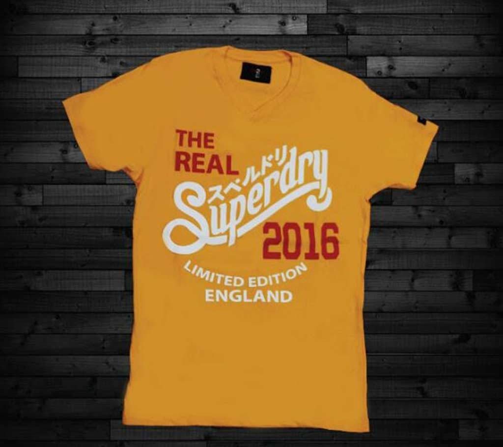 The Real Superdry V Neck T-Shirt