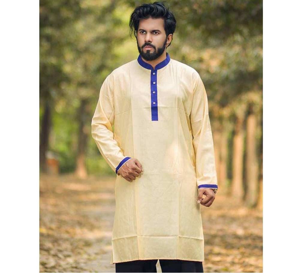 Gent's semi cotton long panjabi ds p-02