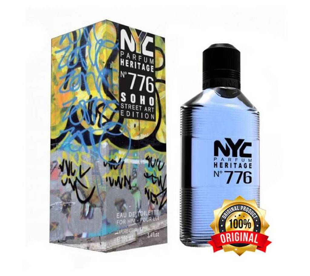 NYC (Made in USA) SOHO ST Art EDP No-776 for MEN