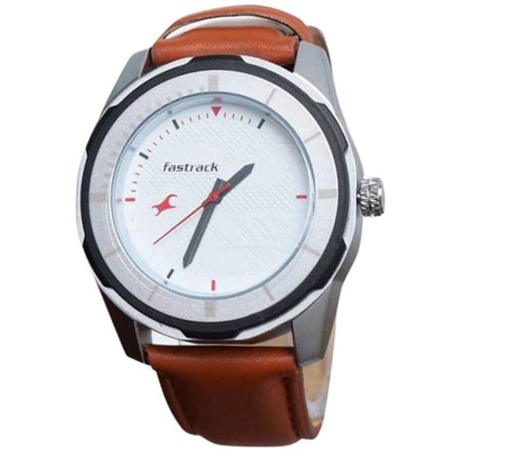 Fastrack Men's White Dial Analog Watch-copy 
