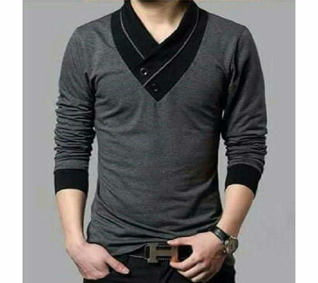 Full Sleeve V Neck T-Shirt