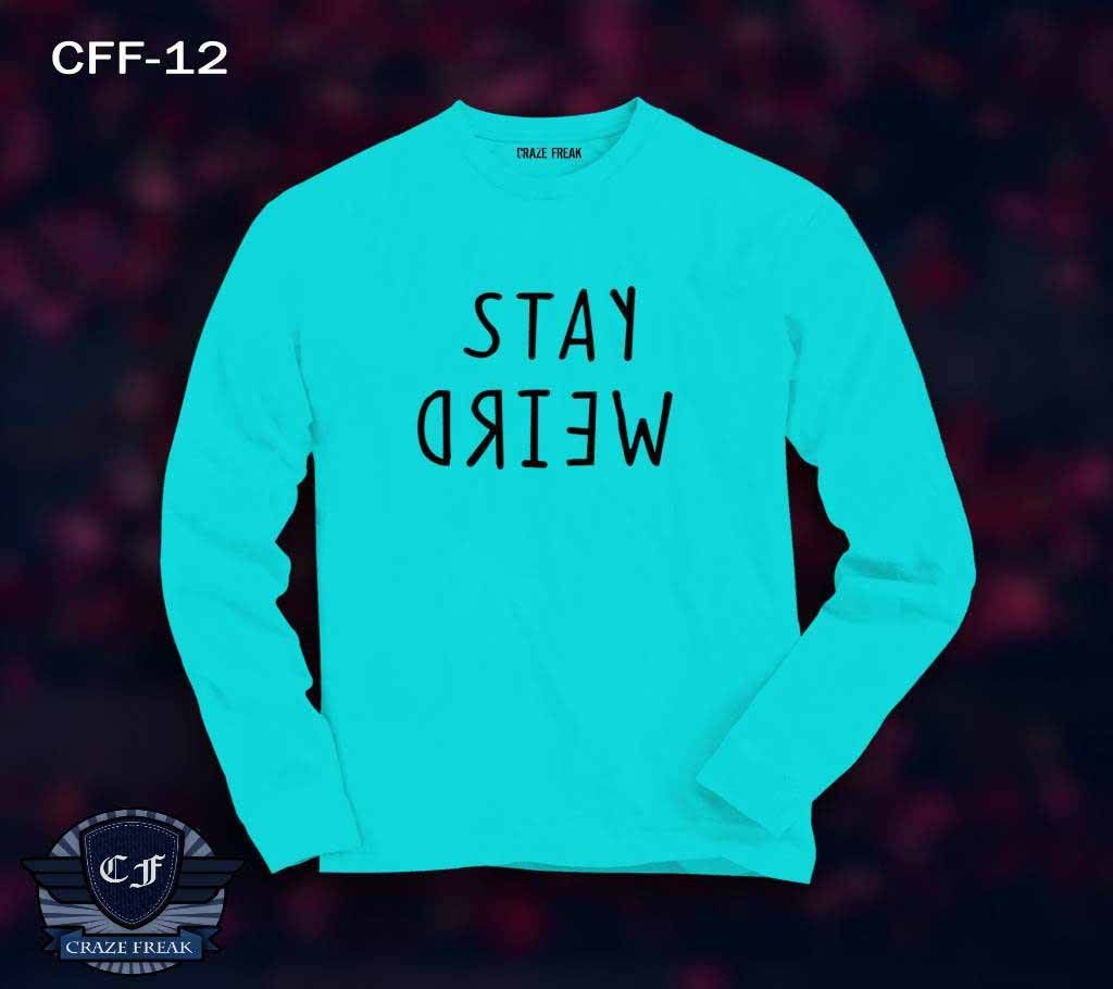 SITAY WIERD PEST GREEN FULL SLEEVE T-SHIRT
