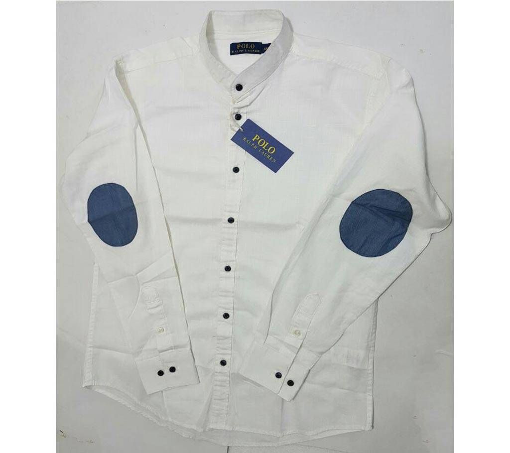 men full sleeve cotton casual shirt