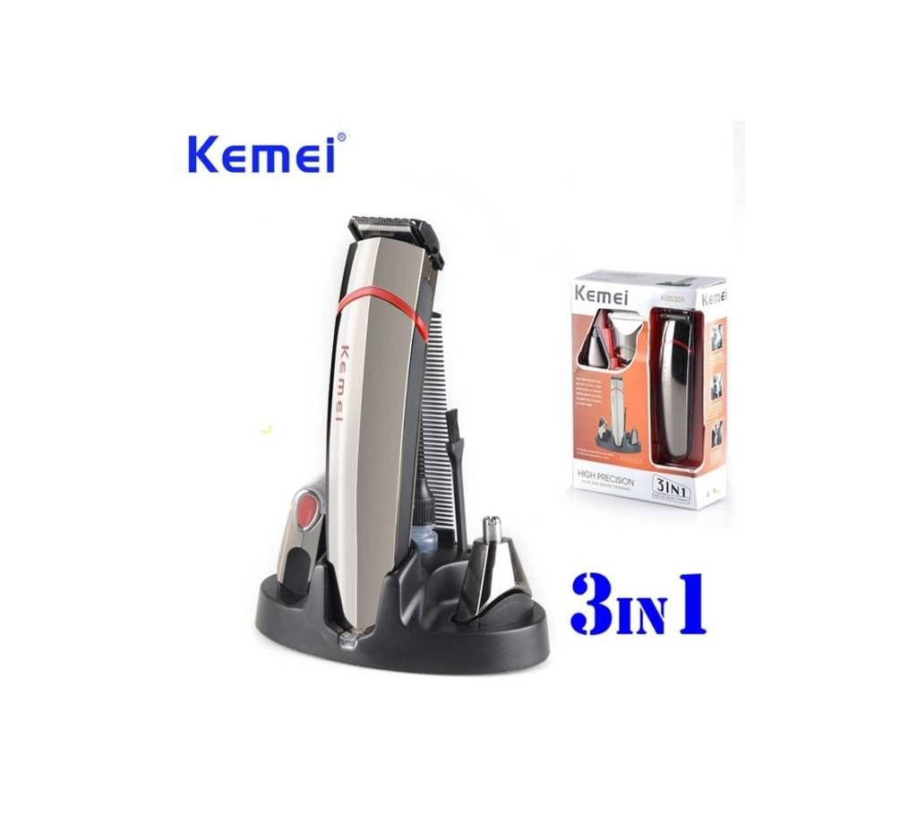 emei KM-530A 3 in 1 Hair Clipper Trimmer Multifunction Electric Hair