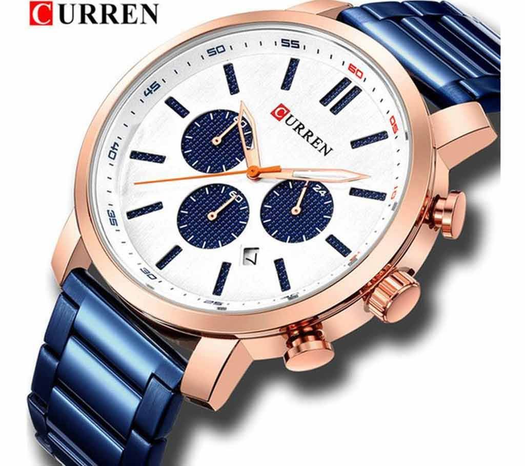 CURREN 8315 mens watches Top brand luxury fashion Casual waterproof chronograph Date stainless steel military sport watch Male
