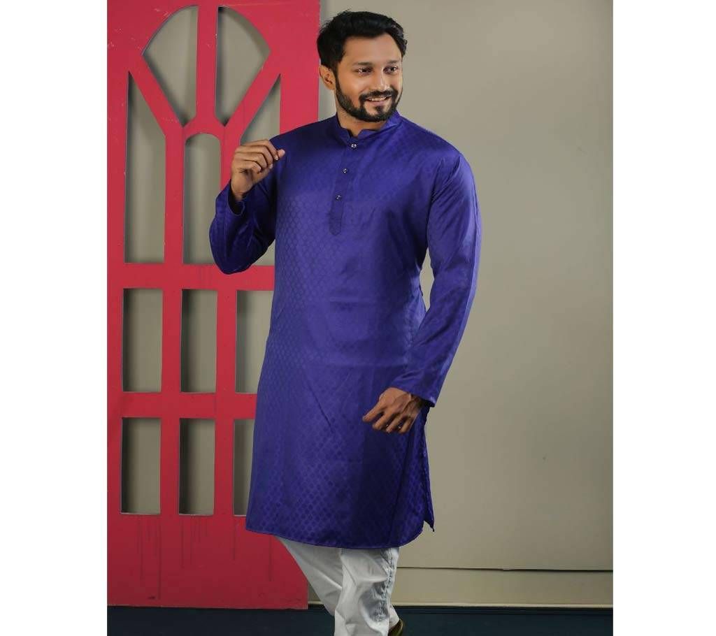 Eid Stylish Semi Long Panjabi - Ball Print - 234