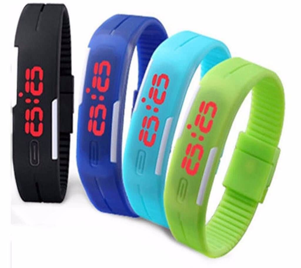 Gents LED wrist watch- 1pc 