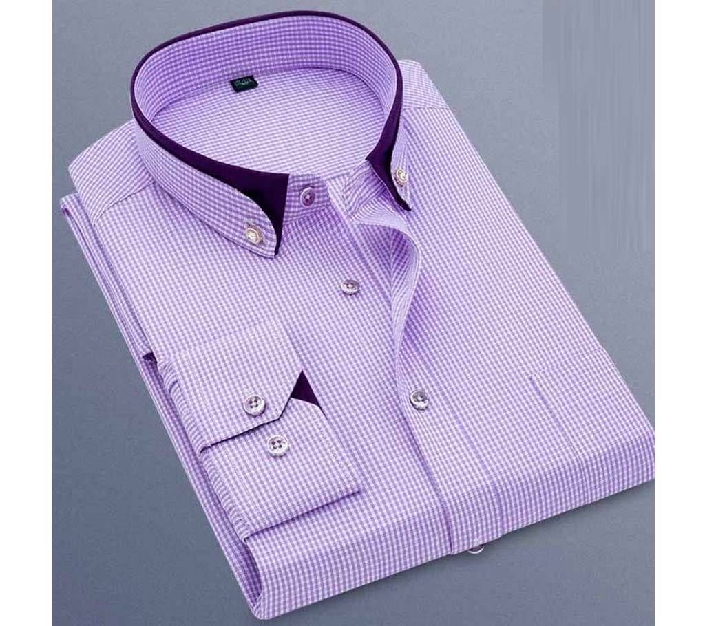 SK Chik Design Gents Full Sleeve Casual Cotton Shirt 