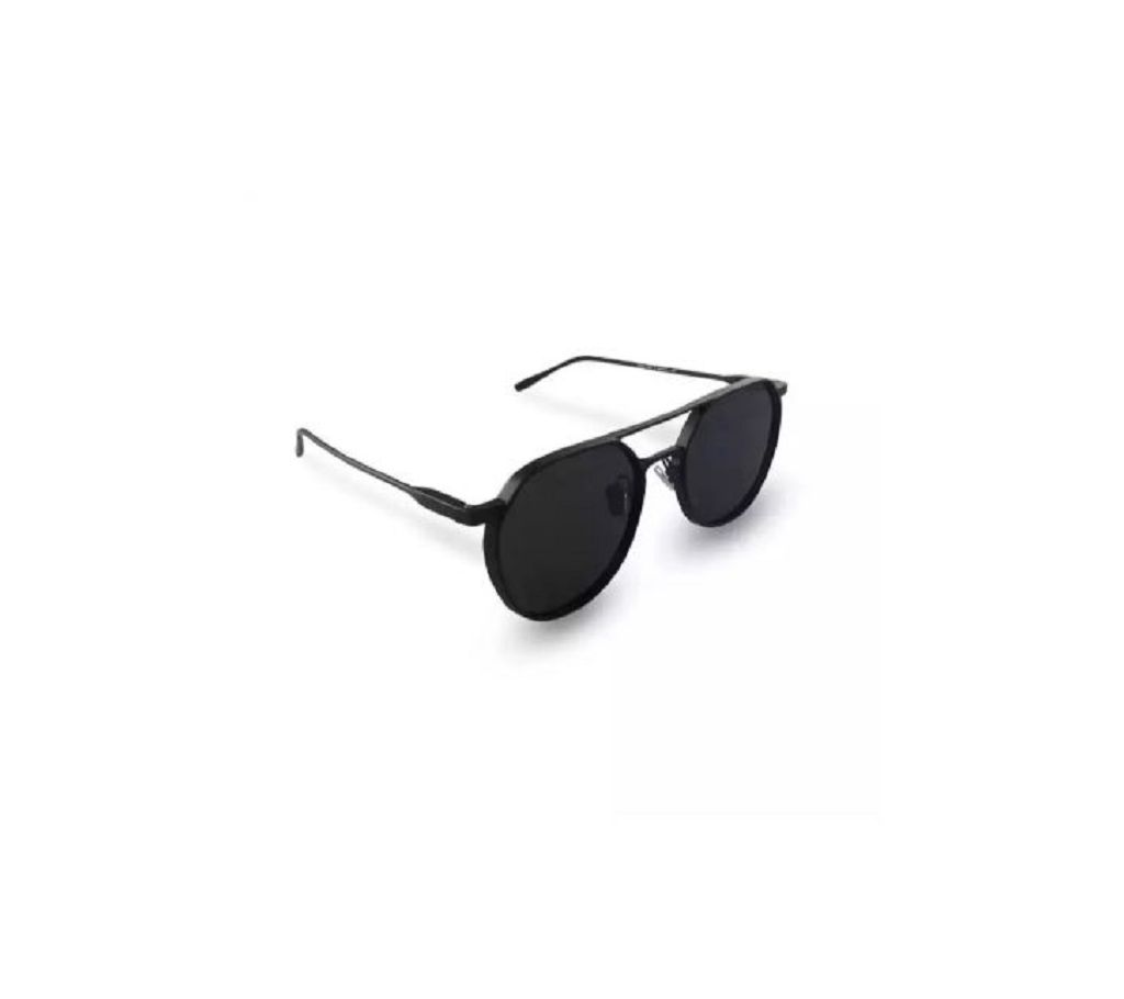 Glazzy retro fashion one-piece len sunglasses for Man mirror lens Medium shape Man sunglasses with metal frame