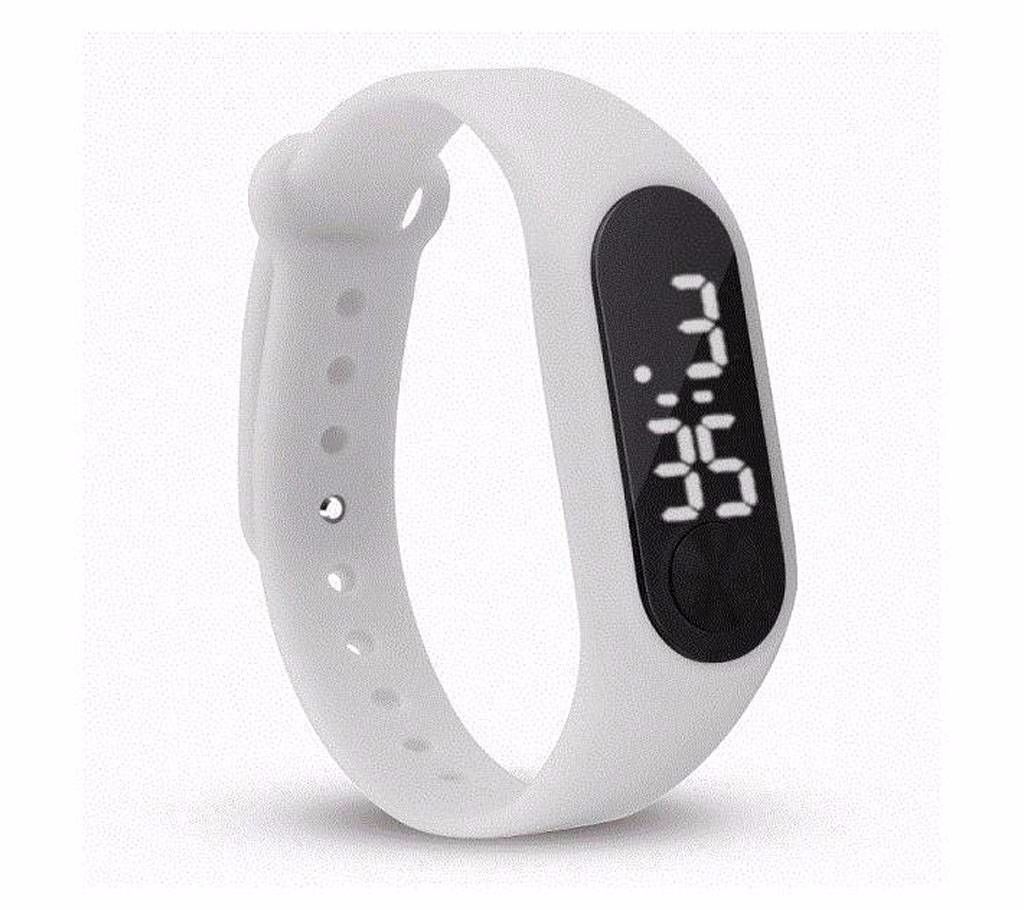 LED Sports White Watch 1