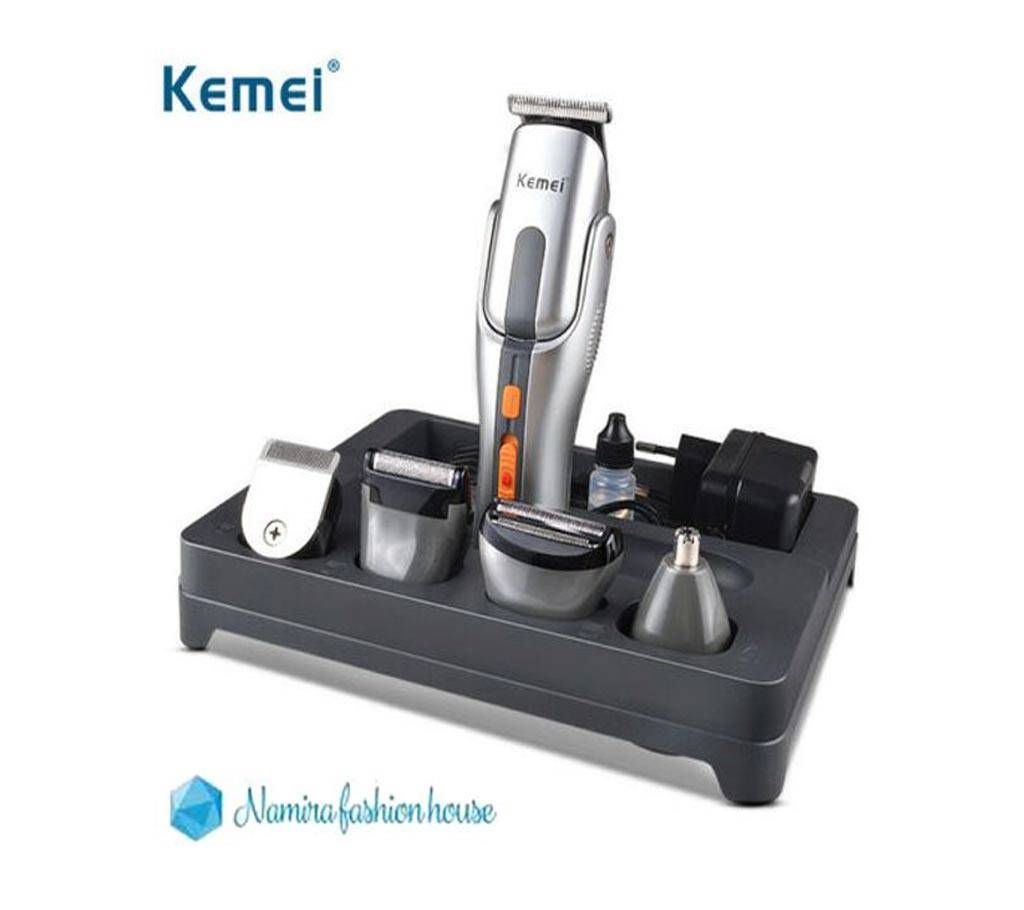 Kemei Km-680 A - 8 In 1 Rechargeable Grooming Kit Shaver & Trimmer For Men