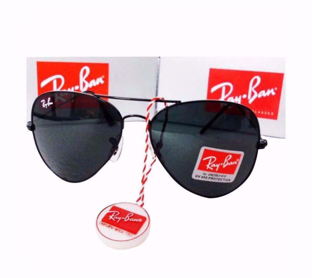 Ray Ban (Copy) Men's Aviator Sunglasses - Black
