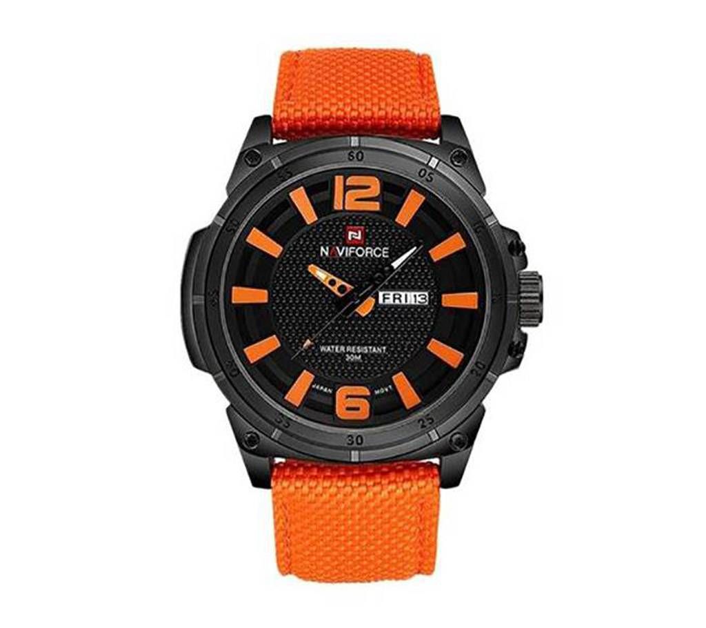 NaviForce NF9066m - Fabric Analog Watch for Men