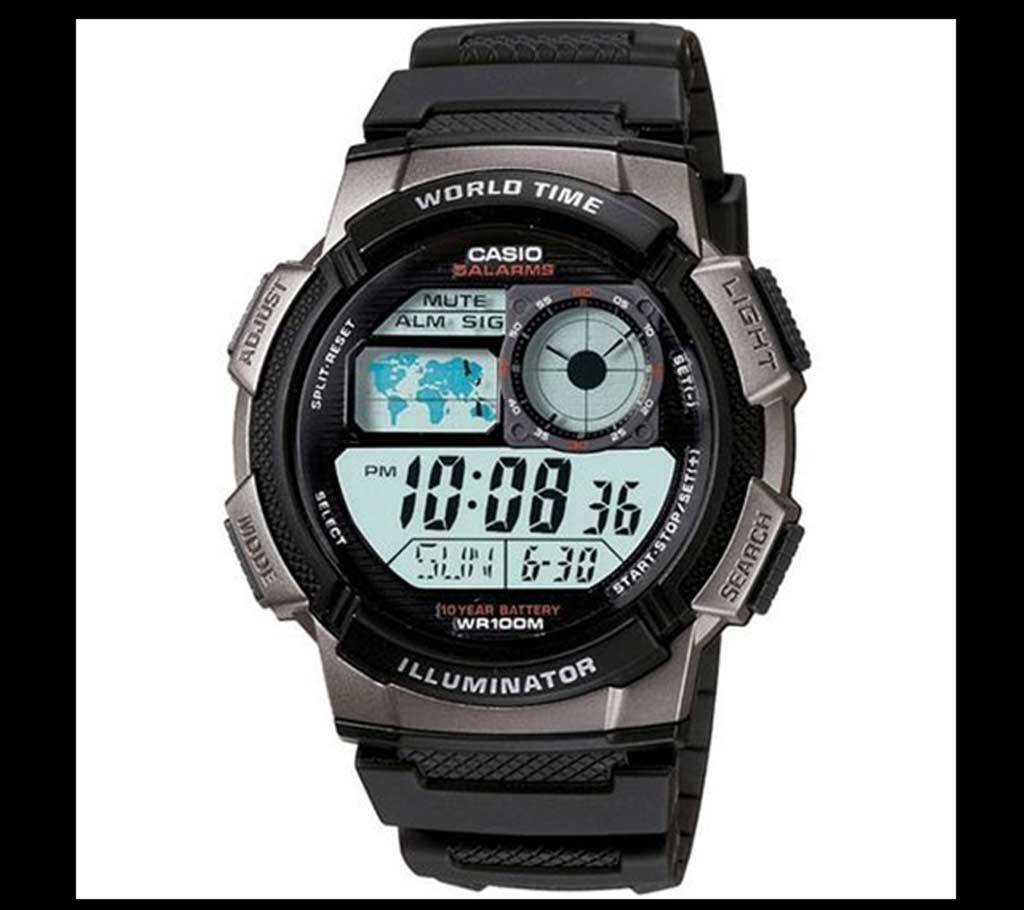 Casio AE-1000W-1BV-Silicon-Digital Watch for Men