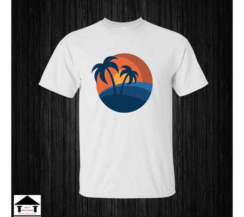 Vacation Gents Half Sleeve Cotton T-Shirt