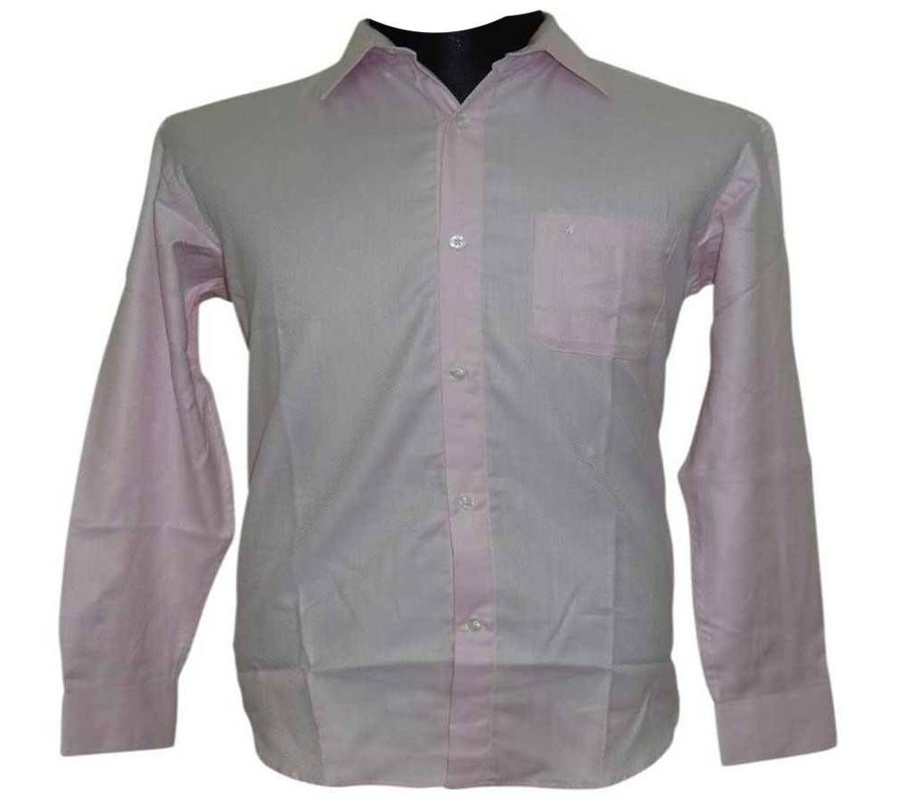 Pink Herringbone Shirt