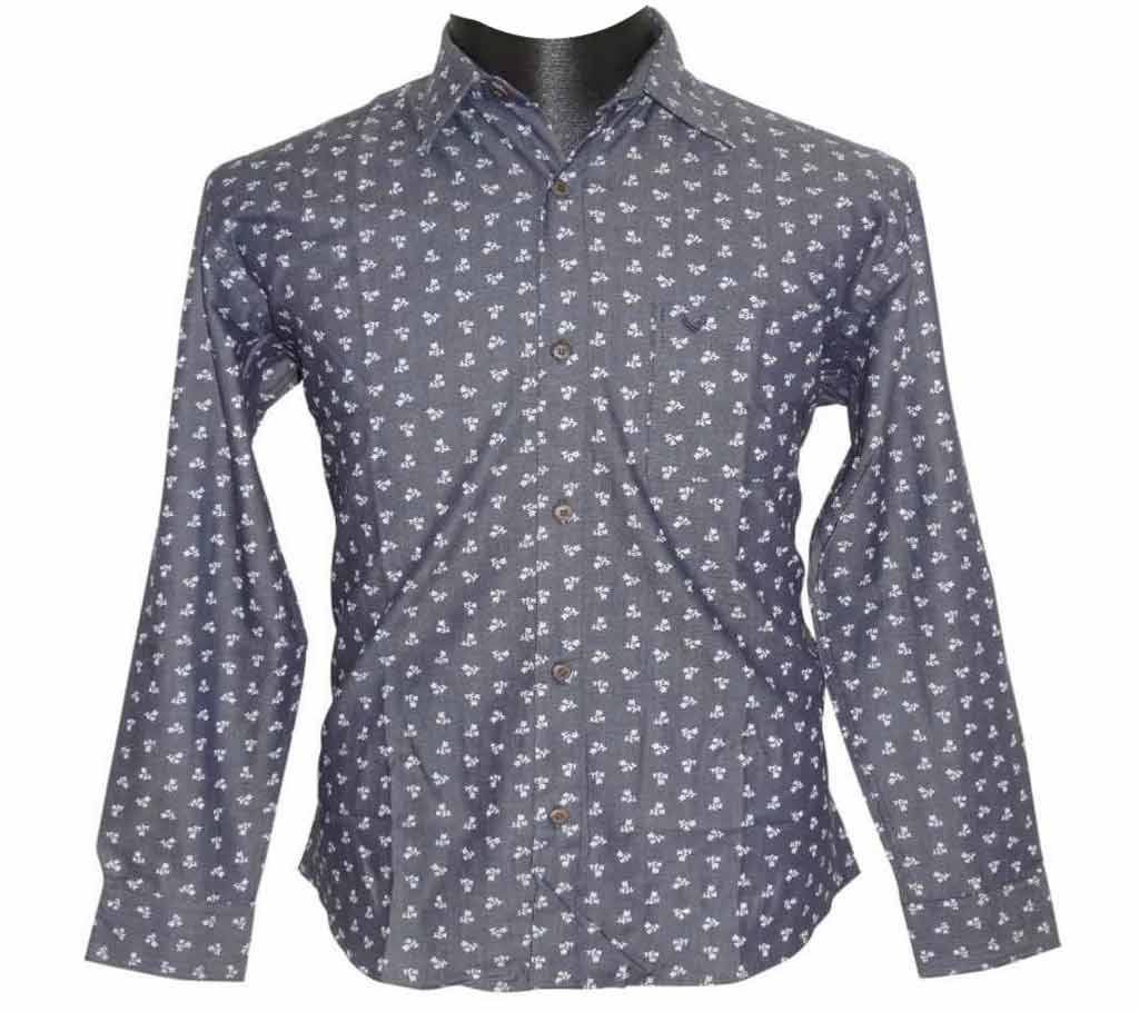 Printed Denim Shirt