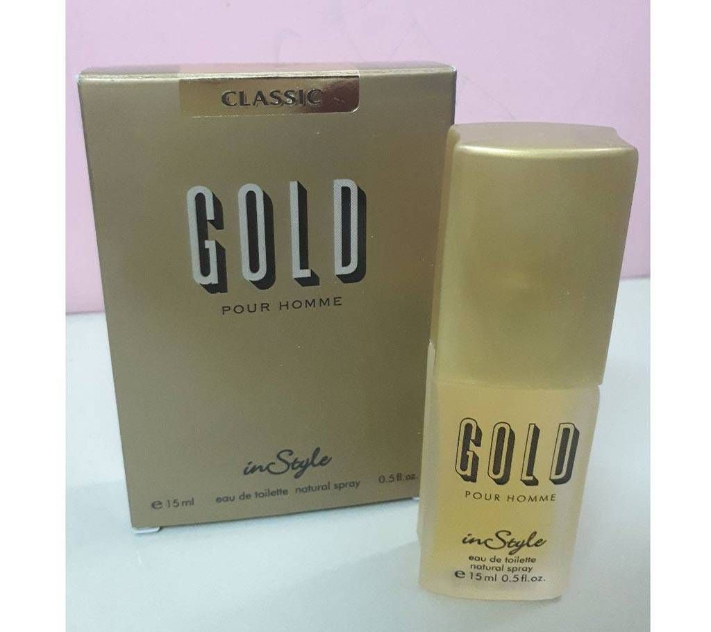 In Style Pocket Perfume - Gold (India) for men