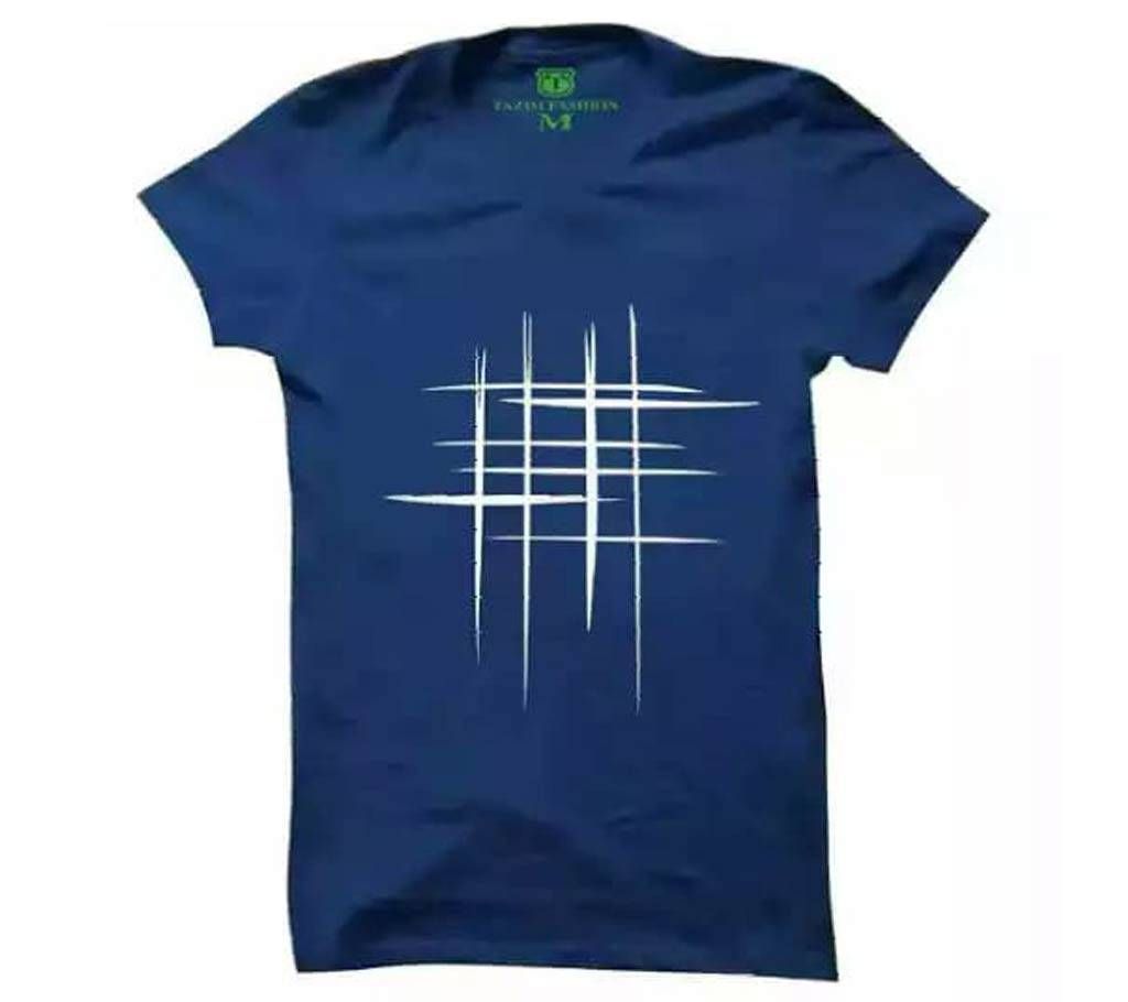 Schas Half Sleeve slim fit cotton t-shirt