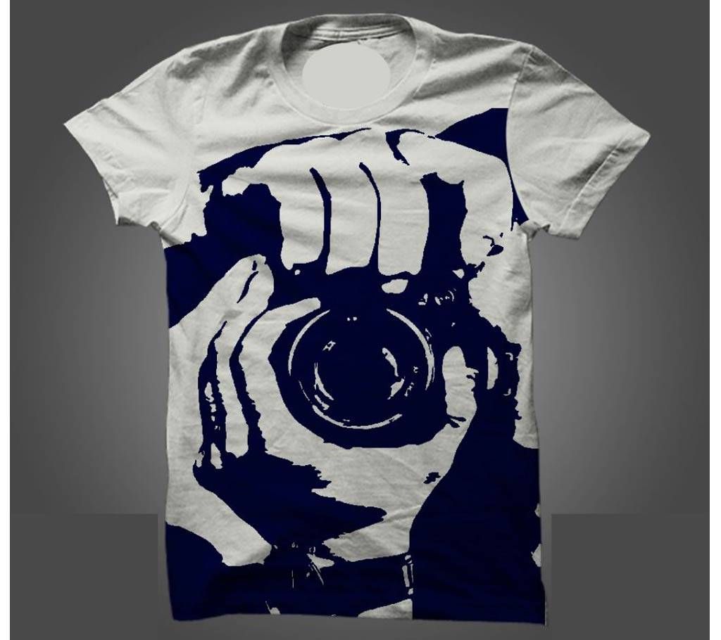Photographer Half Sleeve Cotton T-Shirt for men