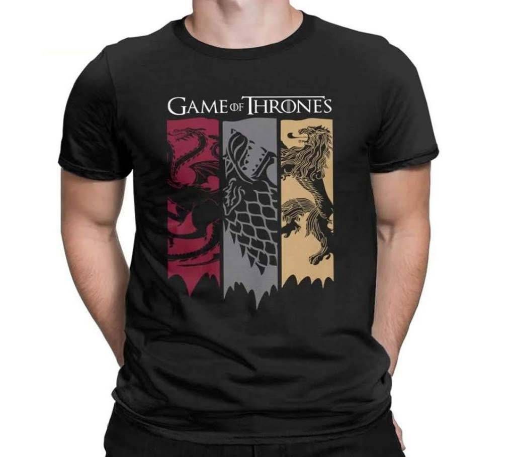 Game of Thrones Half Sleeve Cotton T-Shirt for men
