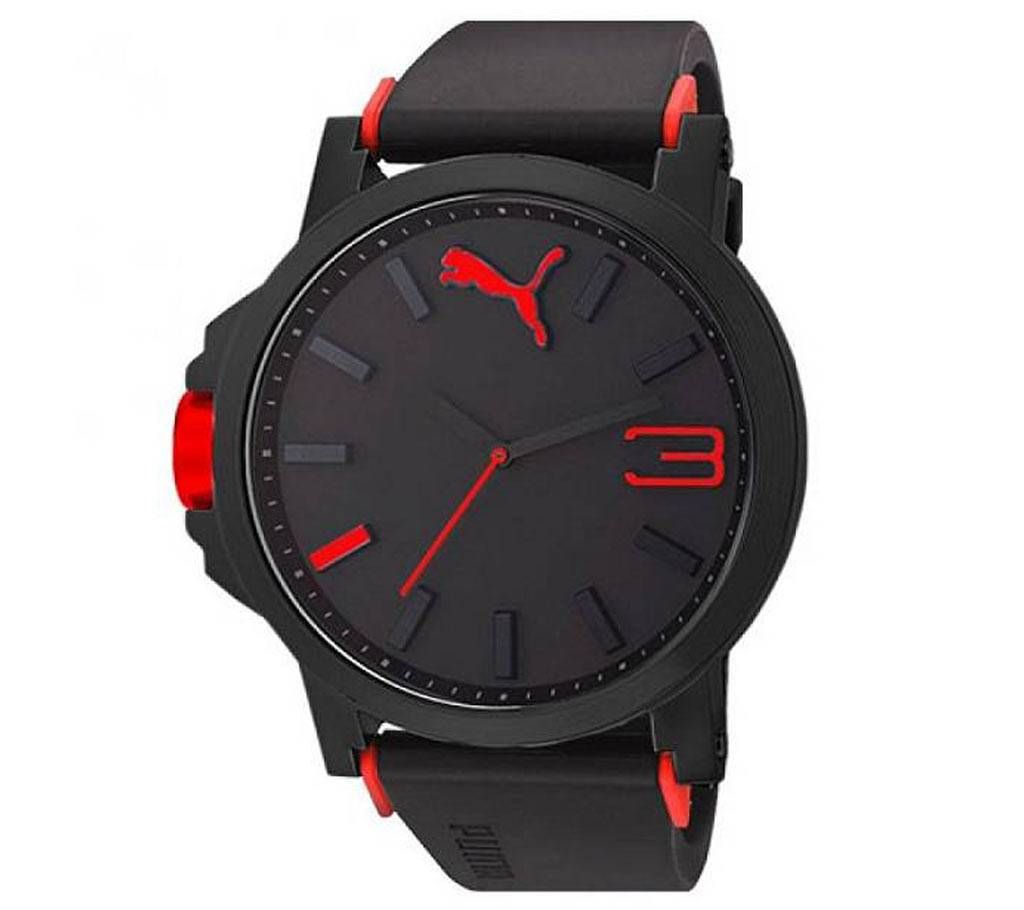 Puma Black Red Sports Watch for Men