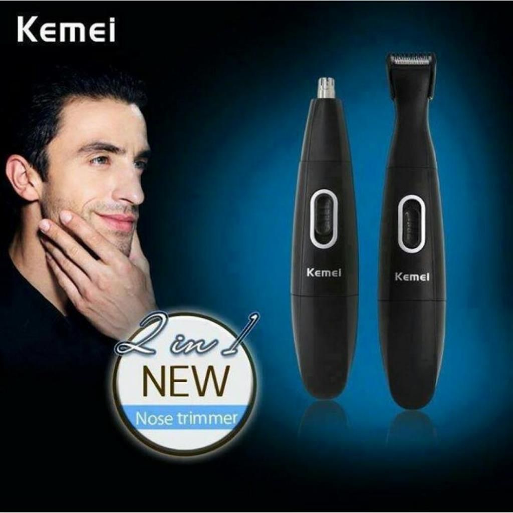 Kemei 2in1 nose and ear electric trimmer