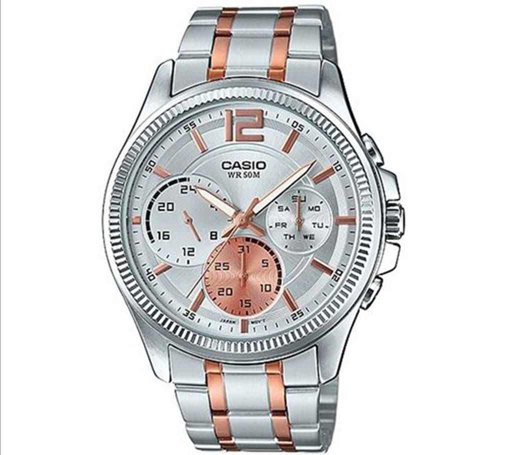 Casio Stainless Steel Chronograph Wrist Watch
