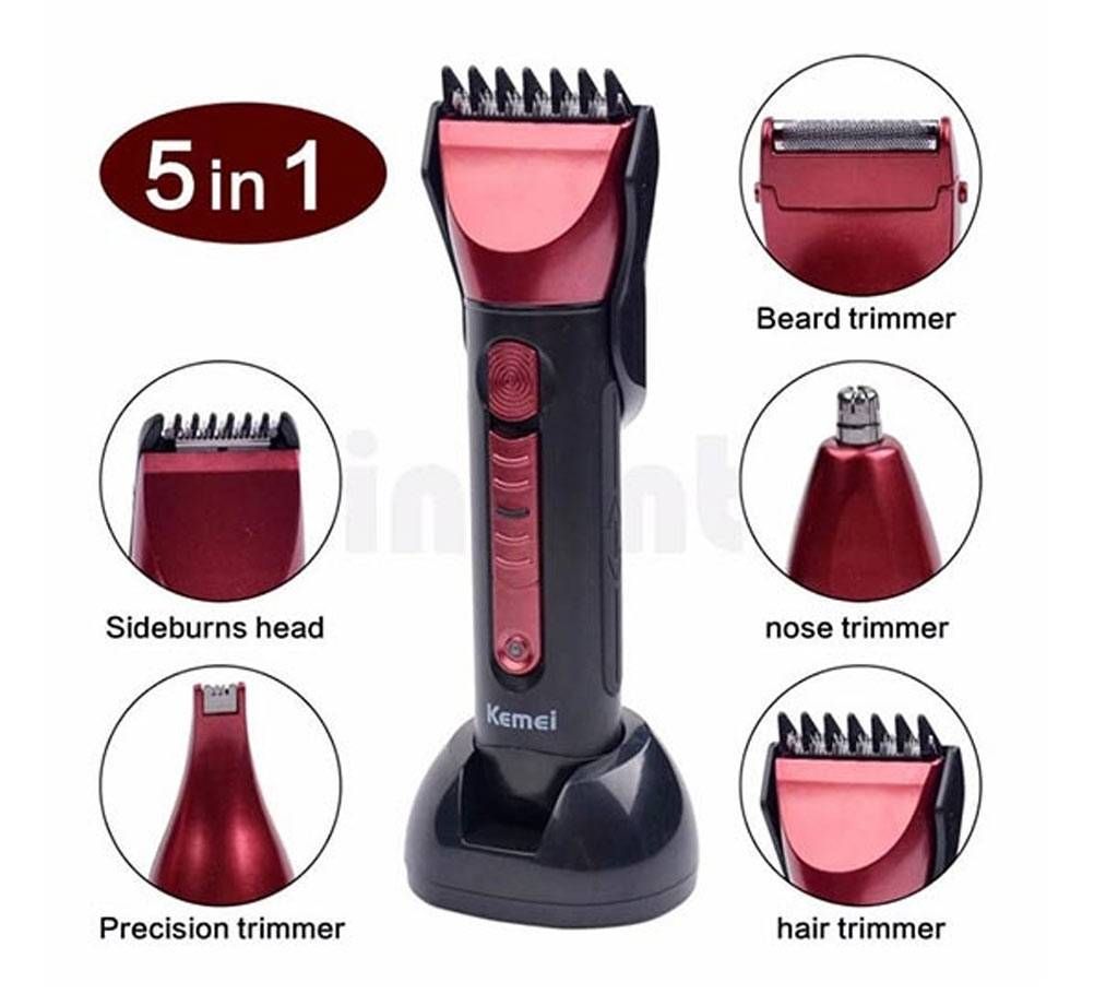 Kemei 5 In 1 Shaver And Trimmer By Source Point