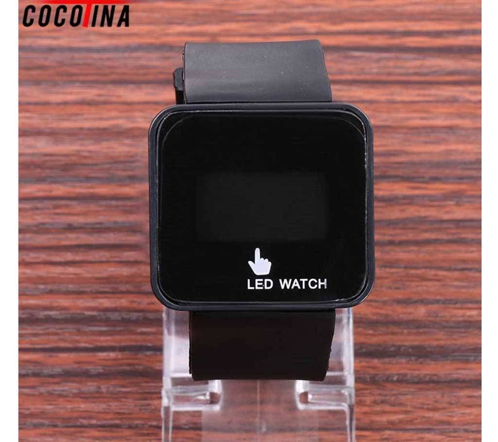 Touch Screen LED Watch Sports Silicon
