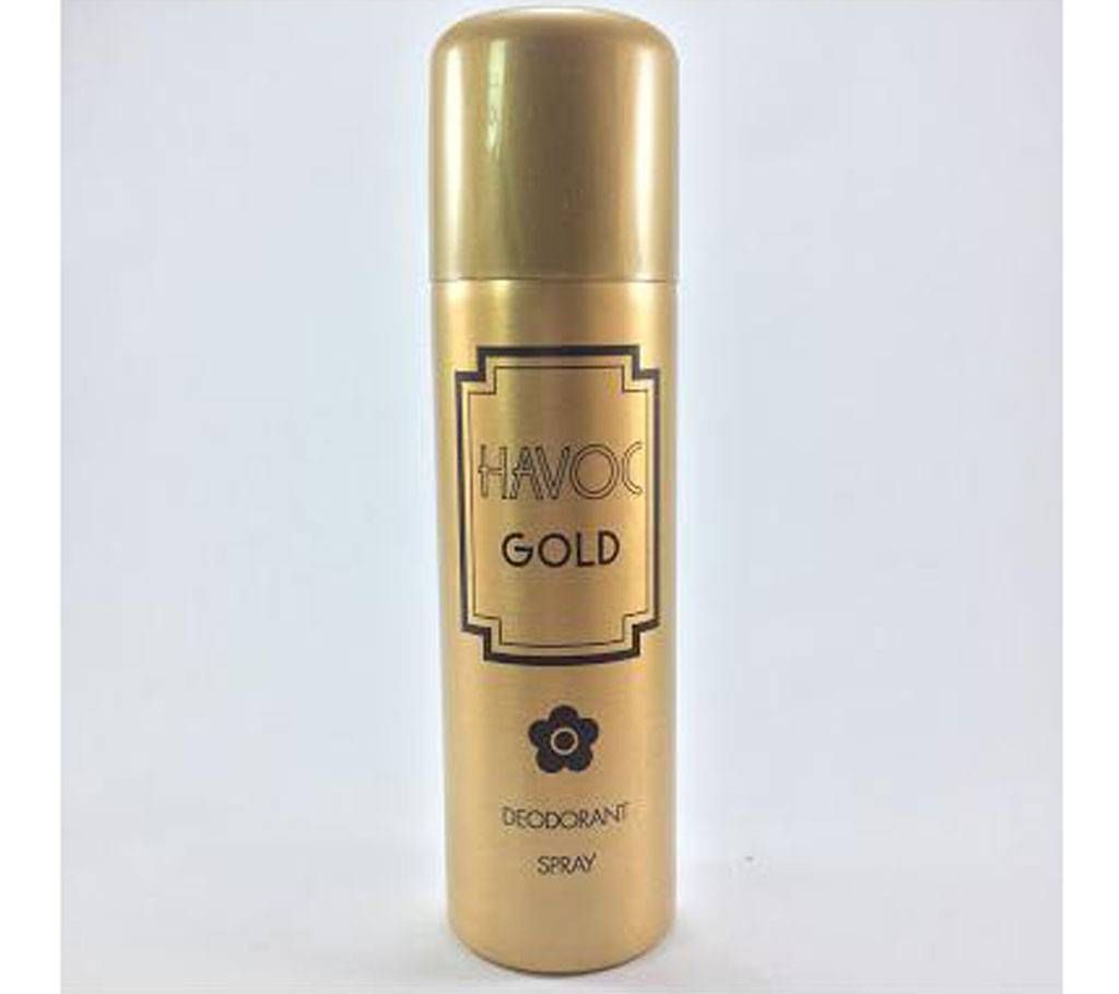 Havoc gold body spray