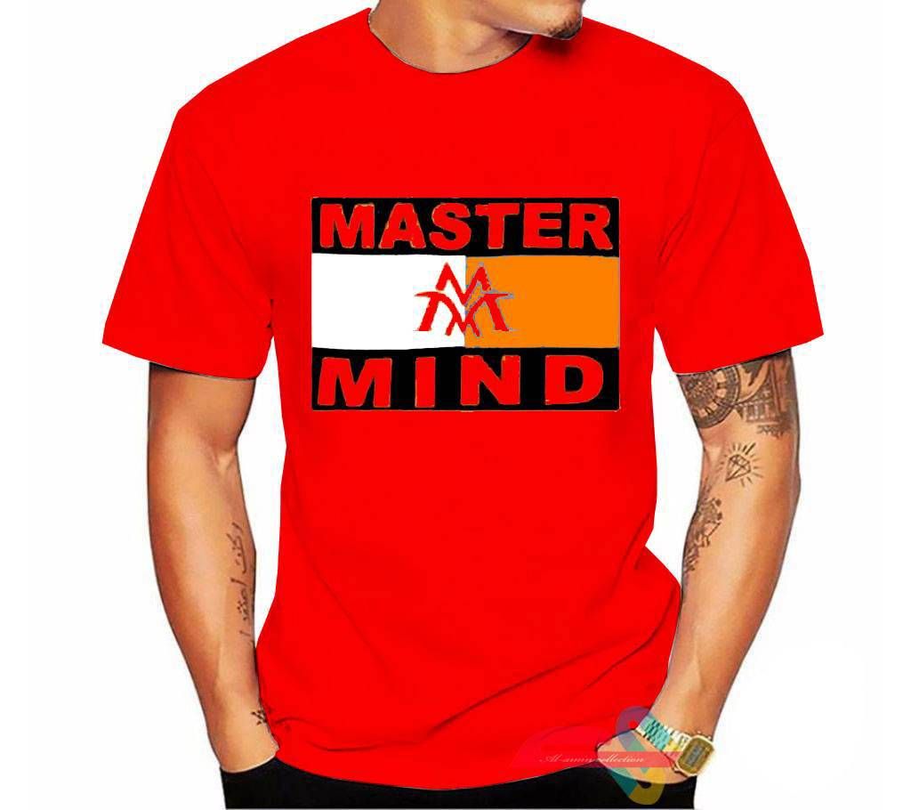 Text Printed Gents Half Sleeve T-S